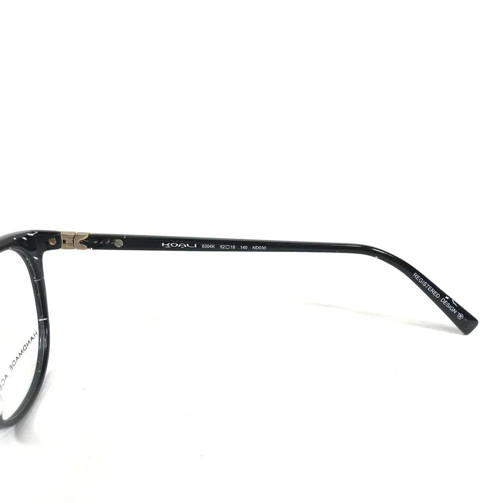 Morel Eyeglasses Frames KOALI 8304K ND030 Black Clear Cat Eye Full Rim 52-19-140